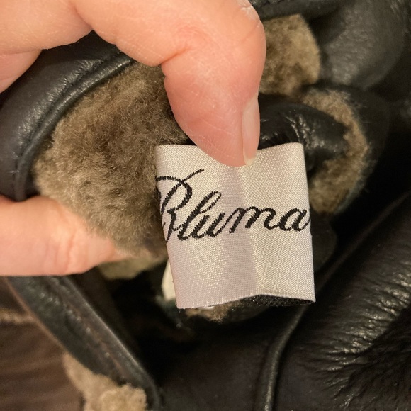 Shearling coat.  Blumarime.  Never worn.  Reversible. - Picture 10 of 14